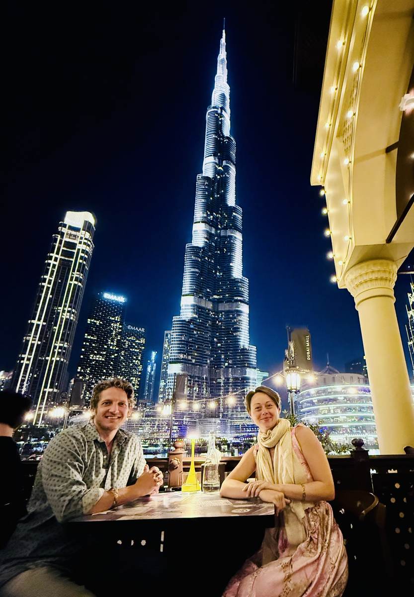 Dinner at the Burj Khalifa